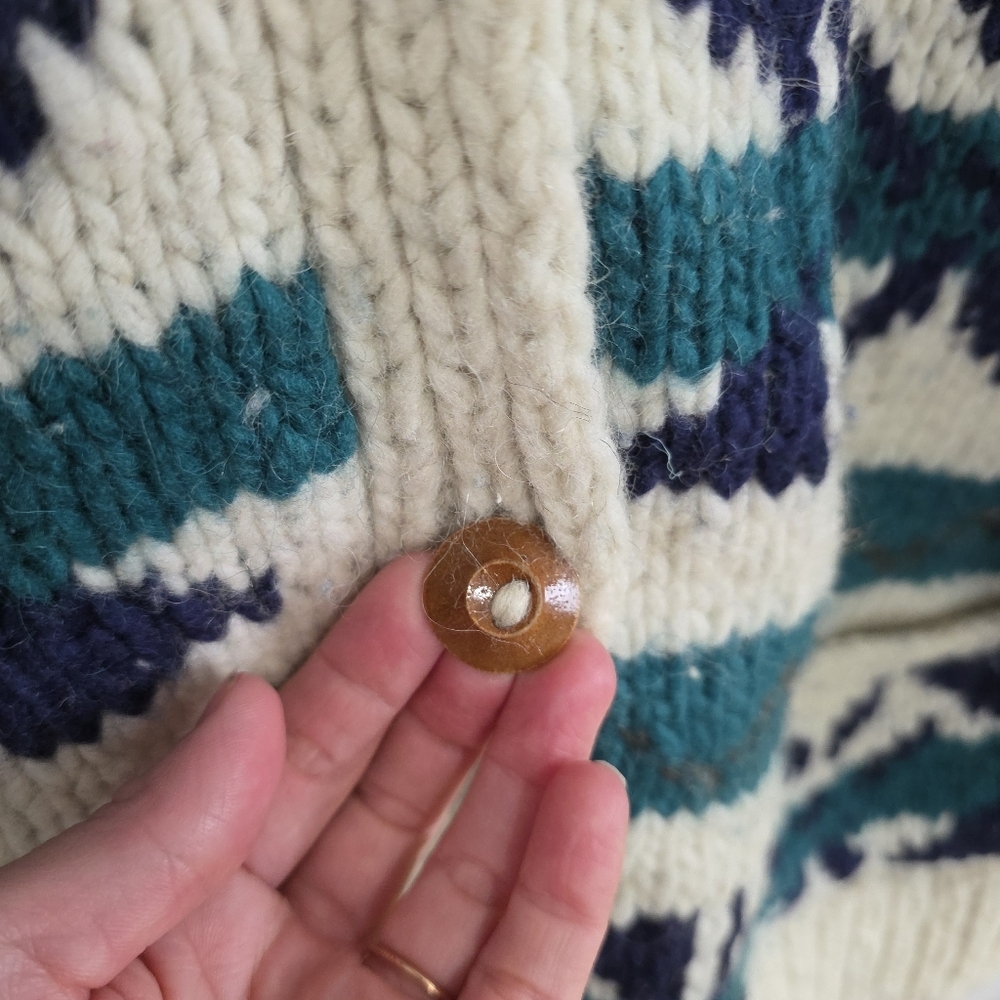 Vintage Alma Knit Wool Cardigan Jacket - Picture 6 of 12